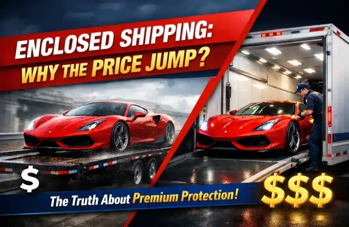 Why Is Enclosed Car Shipping So Much More Expensive?